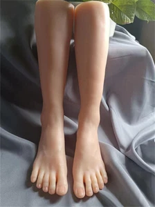 Silicone Female Feet Shoes Display Model Legs Mannequin EU37 Display Props 1pair - Picture 1 of 12