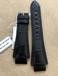 Harry Winston Ocean Women Watch Strap Black Alligator 23 x 16 (16mm Insert) - Picture 1 of 15