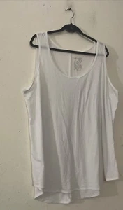 2x Top túnica sin mangas terra y cielo, blanco, acampanado  - Imagen 1 de 1