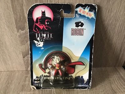 Diecast ROBIN figure The New Batman Adventures Carded Kenner 1997 Die Cast. - Image 1 of 4
