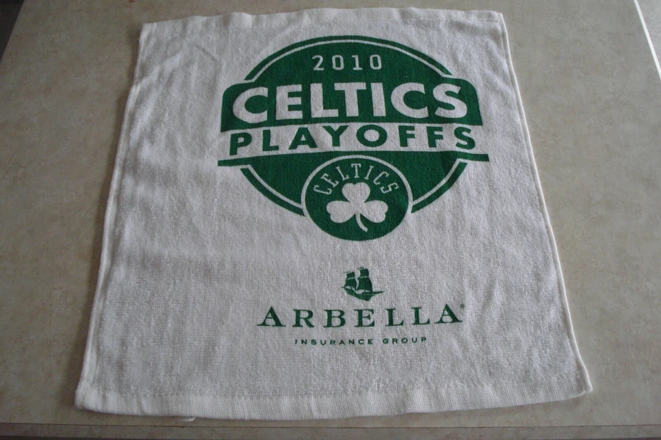 Toalla de rally de playoffs Boston Celtics 2010 Arbella Foto 1 de 1