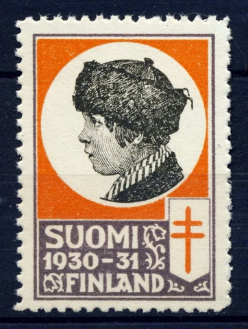 FINLAND 1930 Christmas Seal . Mint Never Hinged Cover