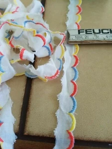 Meterware Breite 1,3 cm Spitze Kante Band Borte Saum Creme-drei Farben Spitzen - Bild 1 von 3