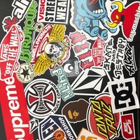 Skateboard Sticker Bomb! 25+ Stickers Surf Skate Scooter Mobile FREE P+P - Ref18
