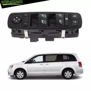 For Dodge Grand Caravan Chrysle 2010-2011 Window Switch Driver Side Black - Foto 1 di 9