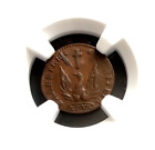 Greece Lepton 1831 Copper Coin Governor J. Kapodistrias Ngc Cert.