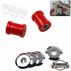 Motorcycle Handlebar Riser Bushing Kit For Harley Sportster XL 883 1200 1973-03 - Picture 1 of 9