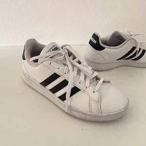 Adidas Grant Court 2.0 Cloudfoam weiß/schwarz Turnschuhe Damen 8 HWI28Y001 - Bild 1 von 9