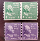 US Stamps - #842 & 839 coil pairs  MNH   Lot#J315