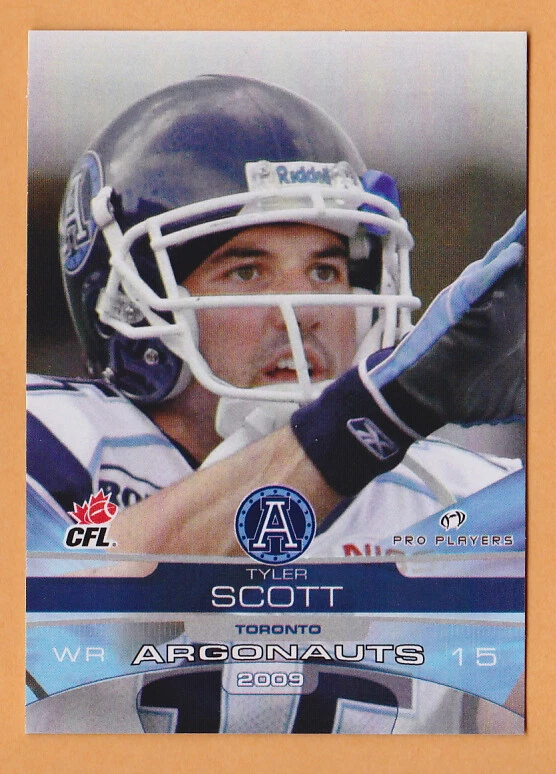 Tyler Scott 2009 Extreme CFL card #139 Toronto Argonauts  Western Mustangs - Image 1 of 2