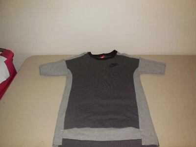 Camisa Atlética Nike Rally Plus Cuello Redondo NUEVA 728223 010 Negra Gris Mujer Pequeña S Foto 1 de 3