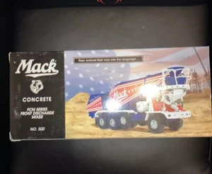 First Gear Model 19-2878: Mack Concrete, FCM Series Front Discharge Mixer No.500 - Picture 1 of 14