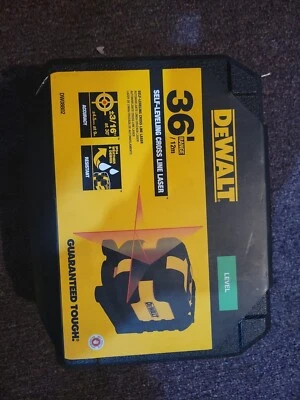 DEWALT DW08802 Red Cross Line Laser Level with Case - Image 1 of 2