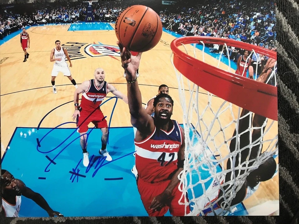 华盛顿奇才队 Nene Hilario 签名 亲笔签名 11x14 照片 正品证书 — 第 1/1 张图片