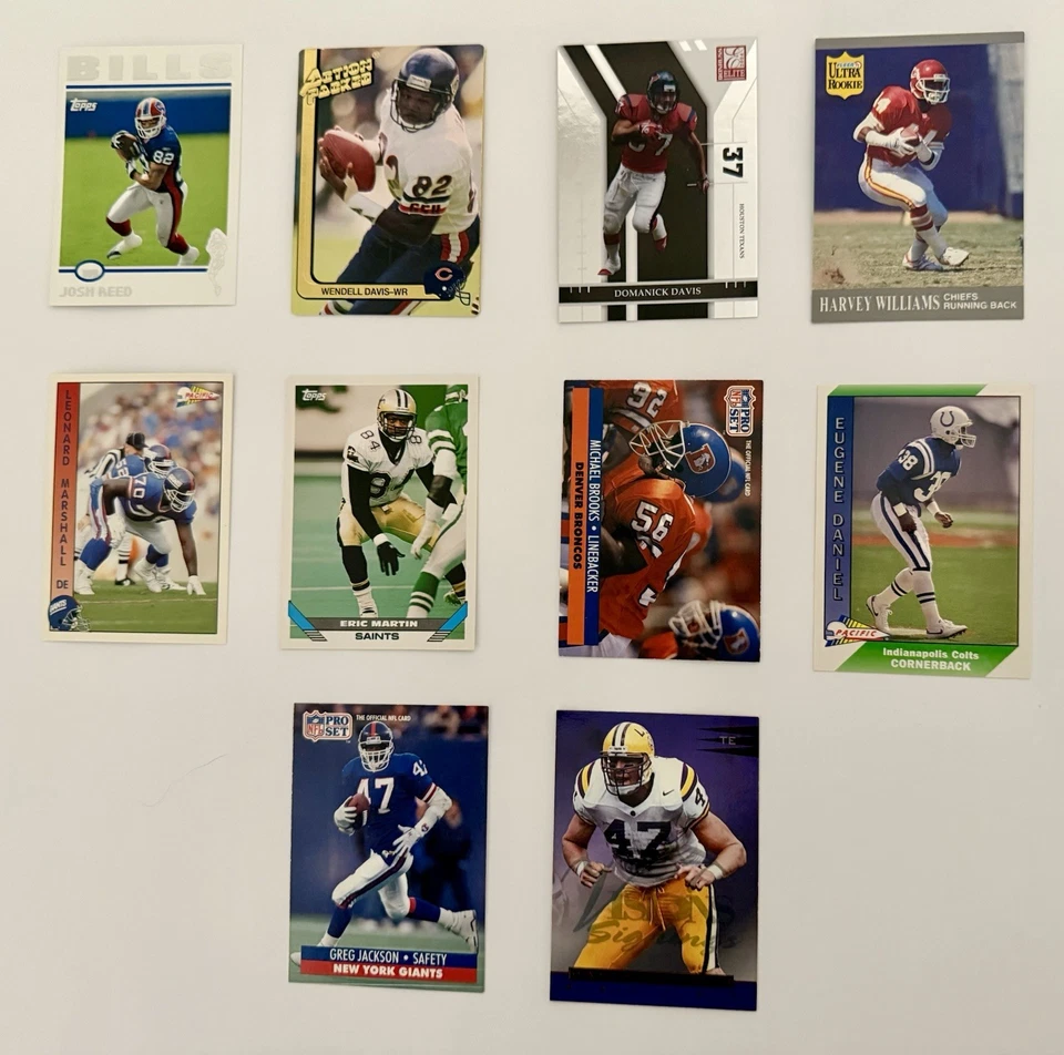 Diez tarjetas de la NFL de ex jugador de fútbol americano de LSU Foto 1 de 1