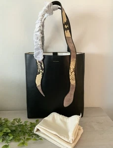 NWT TORY BURCH 2025 LARGE LEATHER SNAKE TOTE LTD. EDITION - Picture 1 of 11