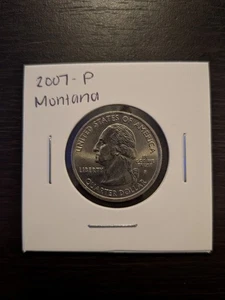 2007-P 25C Montana 50 States Quarter Circulated Ungraded - Picture 1 of 4