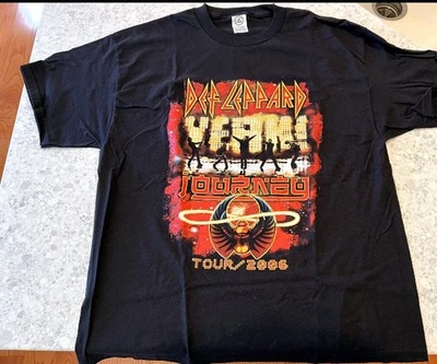 Def Leppard "Sim!" Camisa concerto turnê 2006 vintage M - Imagem 1 de 2