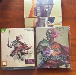 STEELBOOK AVOWED PREMIUM EDITION + CLOTH MAP + BOX XBOX SERIES PC PS5 STEELBOX - Picture 1 of 3