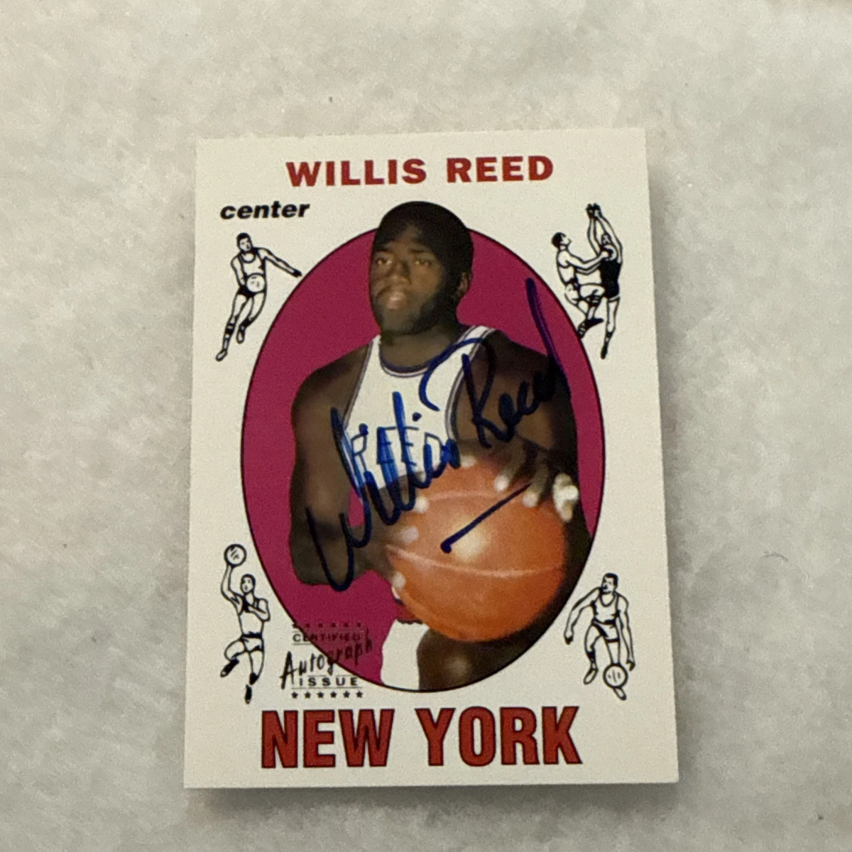 willis reed auto nba カード WILLIS REED 2006-07 Topps Finest Red Ref #44 New York Knicks