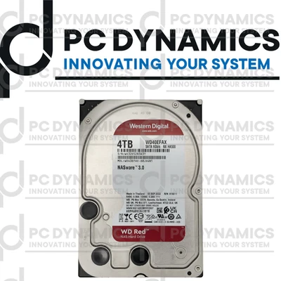 Western Digital RED HDD 3.5 '' 4 TB 5400 RPM SATA III 6 GB/s 256 MB WD40EFAX - Immagine 1 di 2