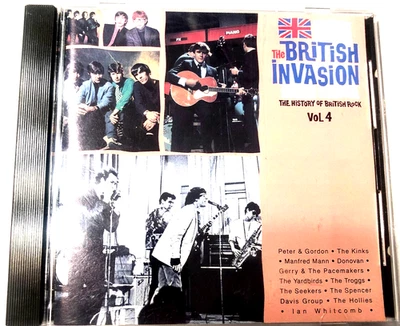 The British Invasion History of British Rock Vol 4 CD Rhino The Creation Hollies - Image 1 of 4