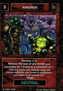 Armorer - BTS Premiere - Battlelords CCG - Imagen 1 de 6