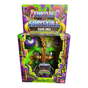 Masters Of The Universe TMNT Turtles Of Grayskull King Hiss UNPUNCHED READ - Picture 1 of 11