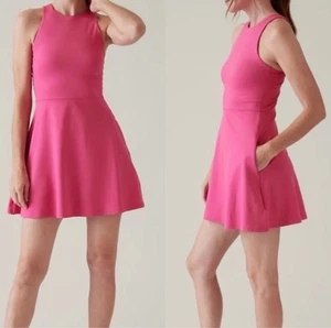 Athleta Conscious Dress Salvia Pink Sport Pocket Sleeveless Sz XSP - Picture 1 of 8