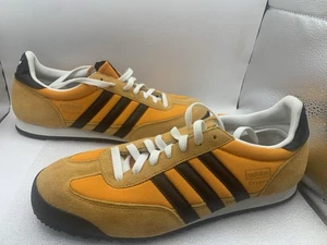 Adidas Originals Men’s Sneakers dragon - Black/ Orange - US Size 9 No Box ST - Picture 1 of 16
