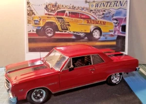 1:18 Red CUSTOM 1965 CHEVROLET CHEVELLE MALIBU SS 396/375 HP Z16 (NO BOX) - Picture 1 of 17