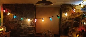 Vintage Coronet 20 Outdoor Lantern Lights Fully Working- Weatherproof Xmas BBQ - Picture 1 of 17