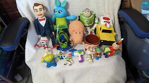 Disney Pixar Toy Story Lot of 16 Toy Figures Buzz Hamm Bensons RC Cup Forky