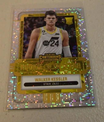 Walker Kessler Rookie Of The Year 2022-23 Panini Contenders Utah Jazz #3 - Image 1 of 2