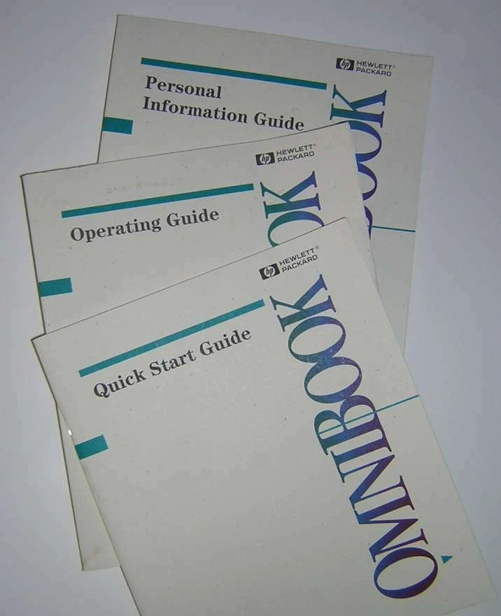 HP OmniBook 600C 600CT Original Operating Guide Docs Users Manual Set Vintage - Image 1 of 1