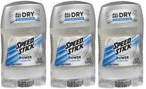 Speed Stick Power Clear Gel Deodorant 3oz (3 Pack) - Picture 1 of 1