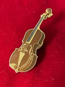 Cravate époxy époxy Tennessee violon épingle souvenir de voyage 1,75"