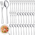 36 Pcs Forks and Spoons Silverware Set Stainless Steel Flatware Cutlery Set... 