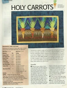 D0402 HEILIGE KAROTTEN QUILTMUSTER/ANLEITUNG - Bild 1 von 1