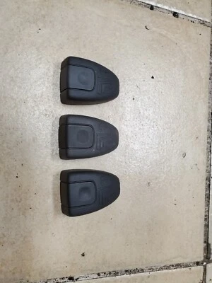 JAGUAR XJ8 VANDEN PLAS 1998-2003 CUBIERTA TRASERA NIÑOS CINTURONES DE SEGURIDAD CUBIERTAS NEGRO Foto 1 de 2