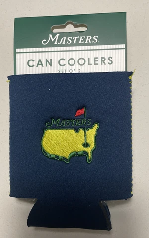 Masters Golf Blue Can Cooler Set of 2 from Augusta National Golf Course New Cover