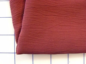 Polyester, 100%, Semi-Sheer Gauze, Woven, Maroon/Burgandy, 48" wide, 4 1/2 yds - Picture 1 of 4