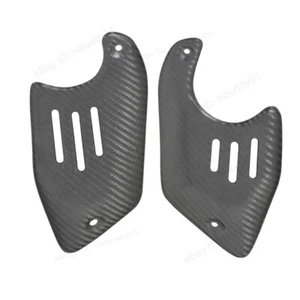 For BMW R nineT 2016-2023 Frame Fairings Heat Shields Black Carbon Fiber Guards - Picture 1 of 7