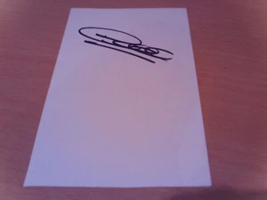 signed card of ex notts county and hull city footballer paul cox - Picture 1 of 1