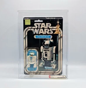 VINTAGE STAR WARS ✧ R2-D2 ✧ KENNER 20 BACK FIGUR MOC AFA 85/85/85 UKG E156 - Bild 1 von 10