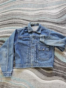 Vintage 40s Foremost Type I 1 Denim Jacket Selvedge Mens Small  - Picture 1 of 10