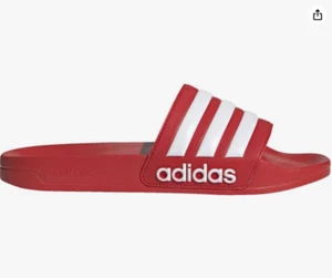 Adidas Unisex-Adulto Talla 6m/7w - Sandalia de Ducha Adilette Roja - Imagen 1 de 8