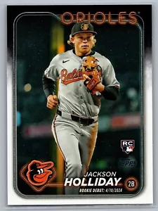 2024 Topps Update Series Rookie Debut Jackson Holliday #US97 (RC) - Orioles - Picture 1 of 2