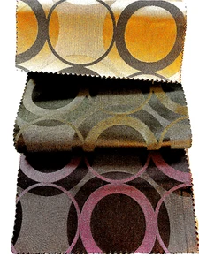 Zen Modern/ Fabricut Designer Silk Cotton Fabric Sample Book Geometric Dressy - Picture 1 of 9