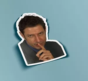 Jeff Goldblum Shh Sticker - BOGO - Buy One Get One Free - Foto 1 di 1